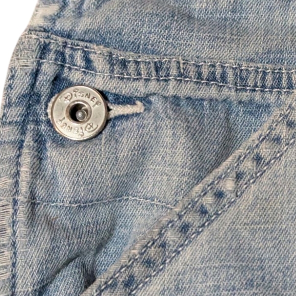 Vintage Disney Eeyore Overalls Shortalls L Anchors Away 90s Embroidered Retro - Picture 13 of 13